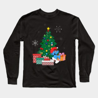 Smurf Around The Christmas Tree Long Sleeve T-Shirt